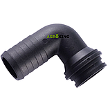 Коліно всмоктувального фільтра 32/90 Agroplast Патрубок всмоктувального фільтра обприскувача Агропласт, фото 5