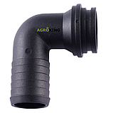 Коліно всмоктувального фільтра 32/90 Agroplast Патрубок всмоктувального фільтра обприскувача Агропласт, фото 6