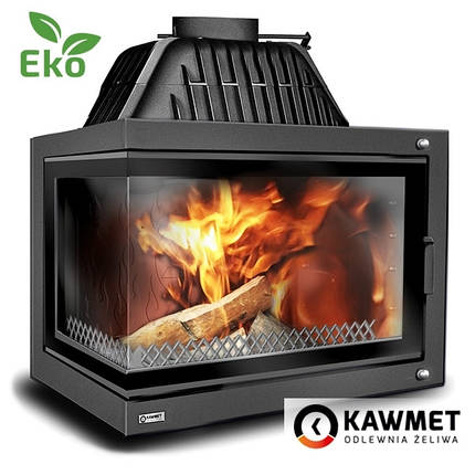 Камінна топка KawMet W17 DECOR 16KW ліва бічна без рами, фото 2