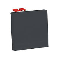 Вимикач 1кл перехресний антрацит Unica New Schneider Electric NU320554