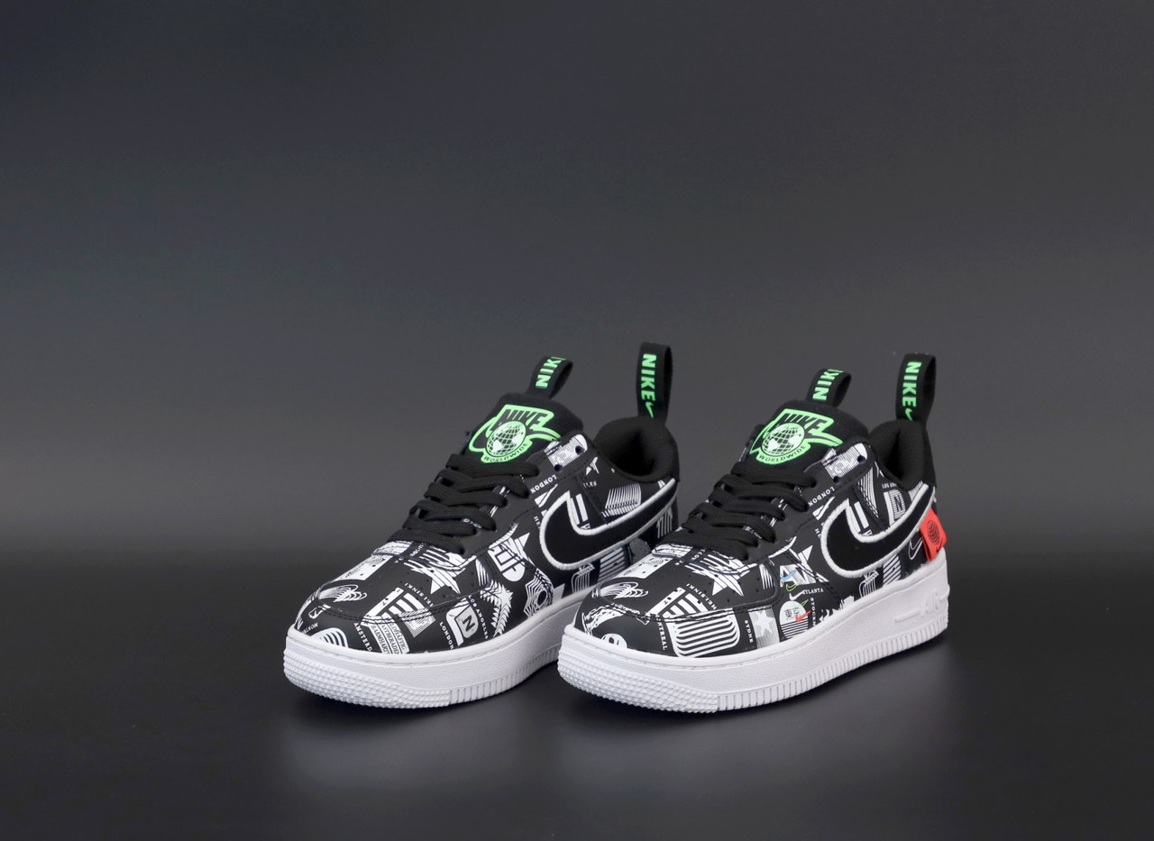 Чоловічі чорні Кросівки Nike Air Force 1