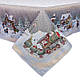 Скатертина новорічна гобеленова Полярний експрес, фото 2