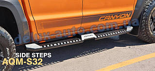 Силові пороги Бічні пороги на MITSUBISHI L-200 2006-2015