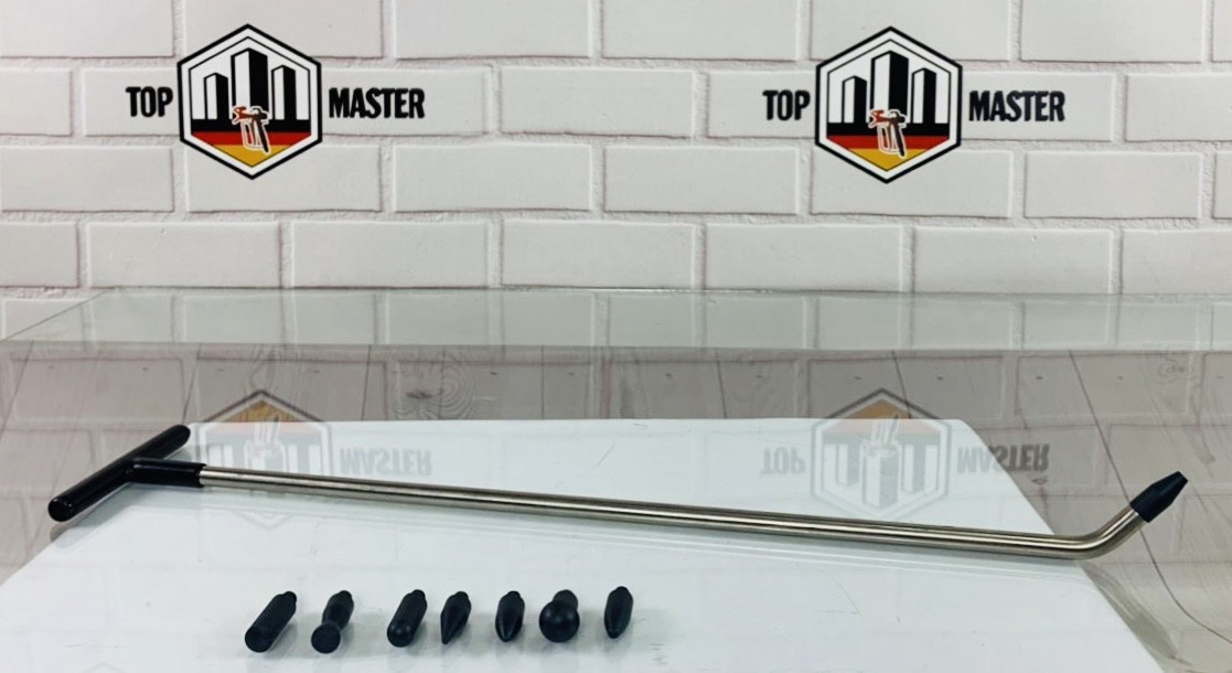 Спиця для видалення вм'ятин PDR (+8 насадок) рихтування без фарбування, фото 1