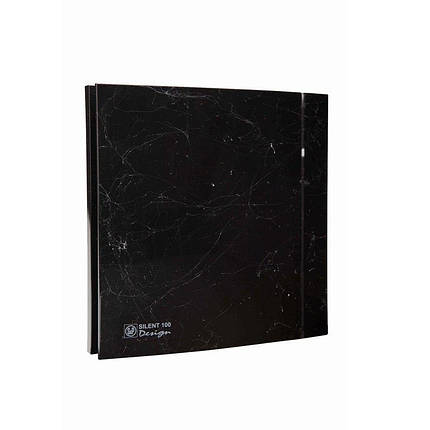 Витяжний вентилятор Soler&Palau SILENT-100 CRZ MARBLE BLACK DESIGN - 4C, фото 1