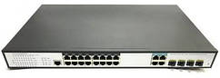 03-01-221. 16 Ports Gigabit switch, 4K, 2116GP