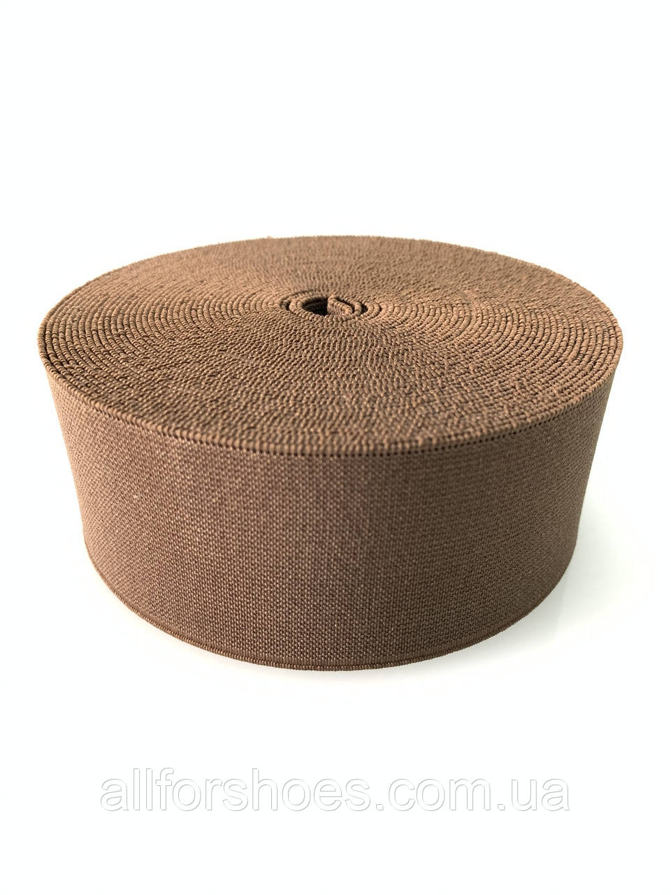Гумка текстильна, взуттєва коричнева Італійська