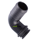 Коліно насоса обприскувача 32/90 Agroplast Патрубок насоса обприскувача Агропласт, фото 2