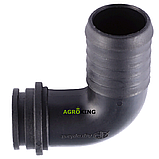 Коліно насоса обприскувача 32/90 Agroplast Патрубок насоса обприскувача Агропласт, фото 5