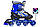 Розсувні ролики POWER CHAMPS, сині, світні колеса 34-37, фото 3
