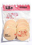 Спонж для нанесення тональної основи Lily (н-р 8 шт) LC-003, фото 3