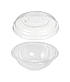 Круглий контейнер для салату (500 мл), одноразовий, фото 3