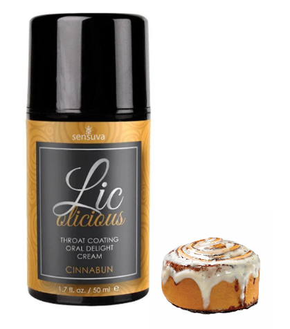 Їстівний гель для мінету Sensuva - Lic-o-licious Cinnabun (50 мл)