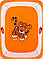 Манеж Qvatro LUX-02 дрібна сітка помаранчевий (tiger), фото 2