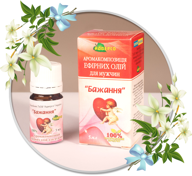 Бажання аромакомпозиция ефірних масел для чоловіків 5 мл