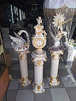 Інтер'єрні колони Вітторіо Сабадін, позолота, фарфор, оригінальні камені Сваровскі, Еклюзив, римський стиль.