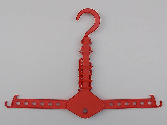 Диво-вішалка Ш 46,5 *У 32,5 см. органайзер для одягу червоного кольору, фото 2