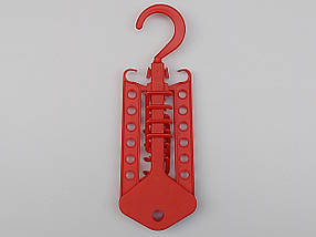 Диво-вішалка Ш 46,5 *У 32,5 см. органайзер для одягу червоного кольору, фото 3