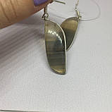 Флюорит сережки з натуральним флюоритом в сріблі Індія, фото 4