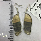 Флюорит сережки з натуральним флюоритом в сріблі Індія, фото 5