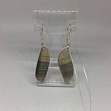 Флюорит сережки з натуральним флюоритом в сріблі Індія, фото 3