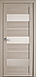 Двері засклені міжкімнатні новий стиль Мода "Лілу BLK,G" 60-90 см дуб мускат, фото 2