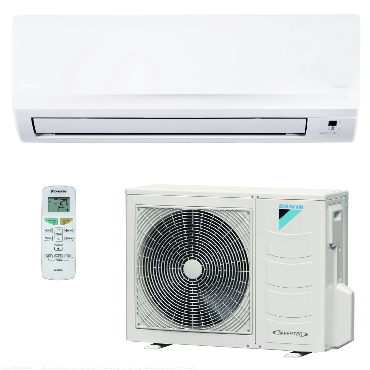 Кондиціонер настінний DAIKIN FTXB20C / RXB20C