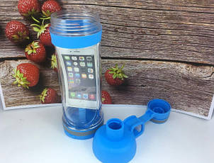 Спортивна Пляшка CUP Bottle 5s З Відсіком Для Мобільного Телефону