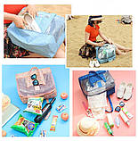 Пляжна сумка Weekeight Листя. Ніжно-рожева, фото 4