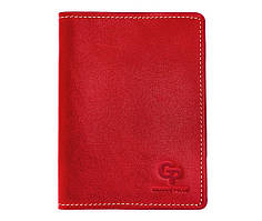 Обкладинка на паспорт Grande Pelle. Червона