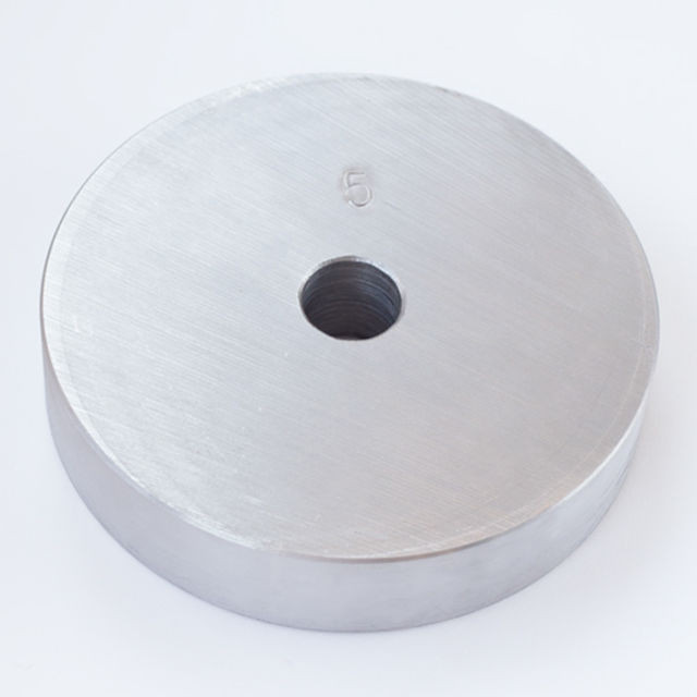 Блін диск для штанги і гантелей 5кг сталевий (металевий, сталь)