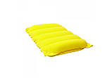 Надувна флокована подушка Travel Pillow, фото 4