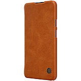 Nillkin OnePlus Nord Qin leather Brown case Шкіряний Чохол Книжка, фото 3
