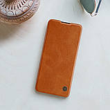 Nillkin OnePlus Nord Qin leather Brown case Шкіряний Чохол Книжка, фото 7
