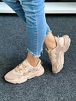 Кросівки жіночі Adidas Ozweego Beige бежеві адідас озвиті повсякденні демісезонні