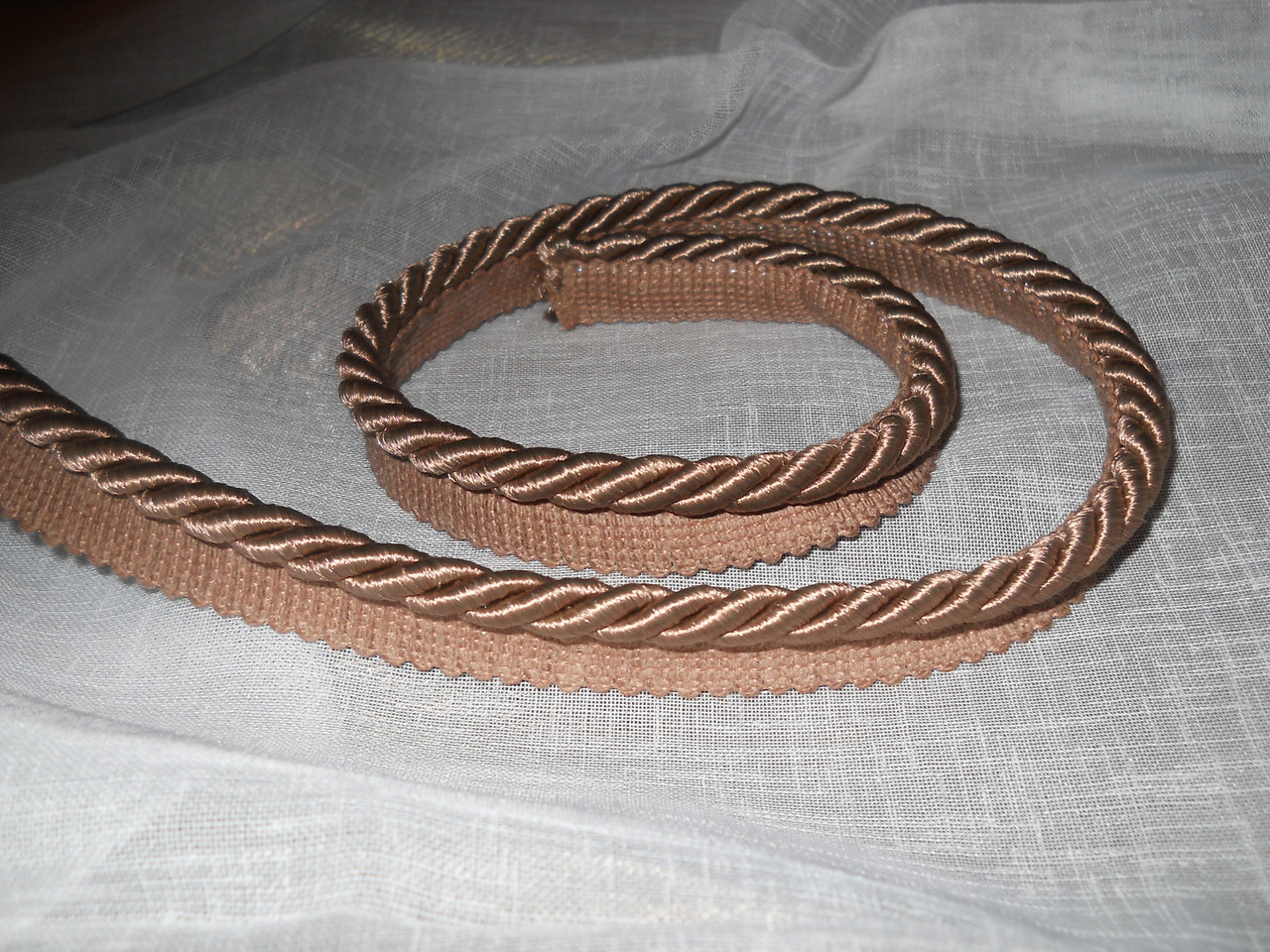 Шнур декоративний з кантом F1-7 col.710 (залишок 3.65 м), фото 1