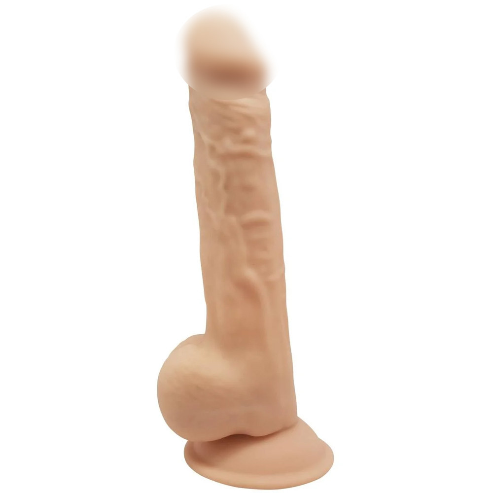 Фаллоимитатор SilexD Johnny Flesh (MODEL 1 size 7in), двухслойный, силикон+Silexpan, диаметр 3,8см Feromon