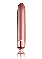 Віброкулька Rocks Off RO-90mm Touch of Velvet Rose Blush матова, 10 режимів роботи, на батарейці Feromon