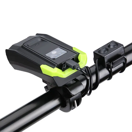 Велосипедний ліхтар ZACRO 800LM Фара IPX6/4000mAh/USB/Пульт/Клаксон, фото 1