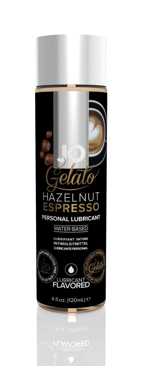Змазка на водній основі System JO GELATO Hazelnut Espresso (120мл) без цукру, парабенів і гліколя