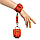 Преміум наручники LOVECRAFT червоні, натуральна шкіра, в подарунковій упаковці, фото 3