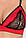Комплект білизни RODOS SET red XXL/XXXL - Passion Exclusive: ліф, стрінги, пояс для панчіх, фото 3