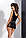 Сорочка-пеньюарчик зі шнурівкою VIOLA CHEMISE black XXL/XXXL - Passion Exclusive, трусики, фото 2