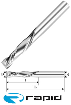 Компресійна D 8 d 8 L 60 I 25 Z 2 МДФ, ДСП, Фанера