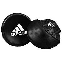 Лапы боксерские Adidas Speed Disk Punching Mitt Leather (ADISDP01) Black/White
