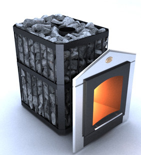 Піч-кам'янка Новаслав Пруток-Панорама ПКС-02 ПС3