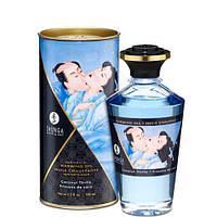 Олія Shunga Aphrodisiac Warming Oil - Coconut Thrills (100 мл) без цукру, смачний ( SO2499 ) Feromon