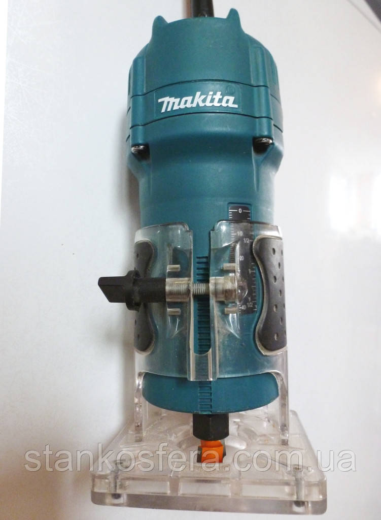 Кромковий фрезер Makita 3709 бу + нова радіусна фреза CMTдля ПВХ (Італія) r2 мм