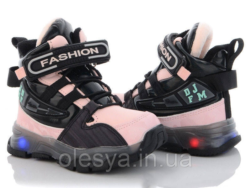 Модні зимові черевики для дівчаток бренда W.Niko Розмір 28 (слабо світяться), фото 1