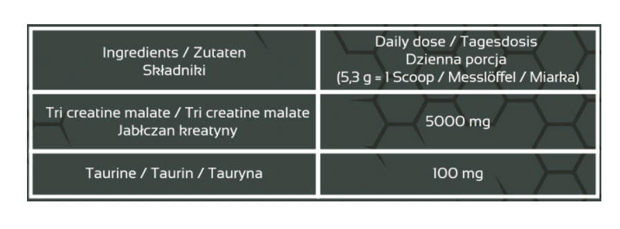 Три-креатин-малат Evolite Nutrition Tri Creatine Malate 300 г, фото 2